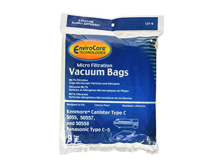 EnviroCare Vacuum, C-5 (9 Bags) White