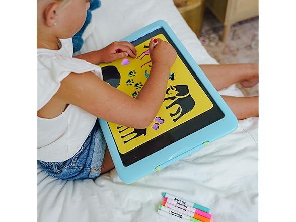 Discovery Discovery Neon Glow Drawing Easel w/ 6 C