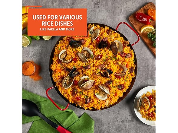 IMUSA USA Paella Pan, 6"