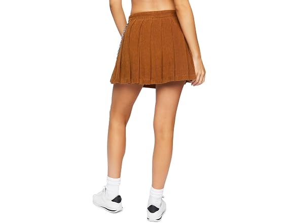 Forever 21 (XS) Corduroy Wallet Chain Mini Skirt