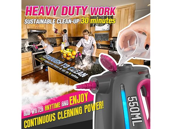 Heavy Duty Handheld Steam Cleaner
