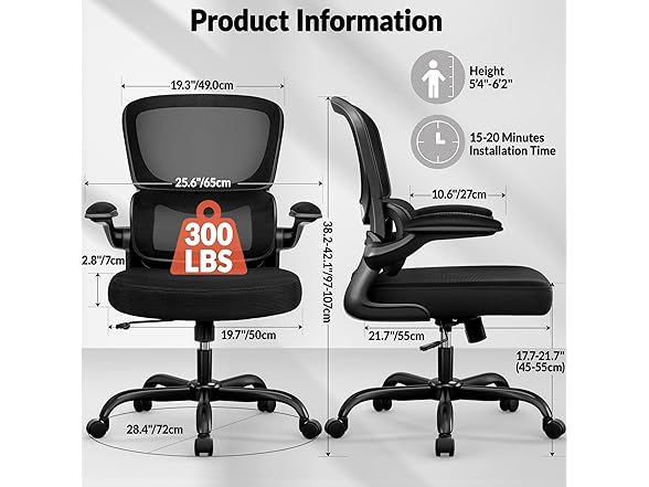 Bestfair W0893 2202 Office Chair Black