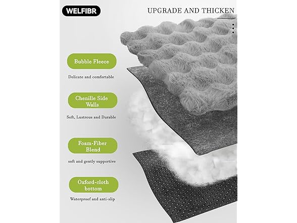 Welfibr Gray Small Pet Bed