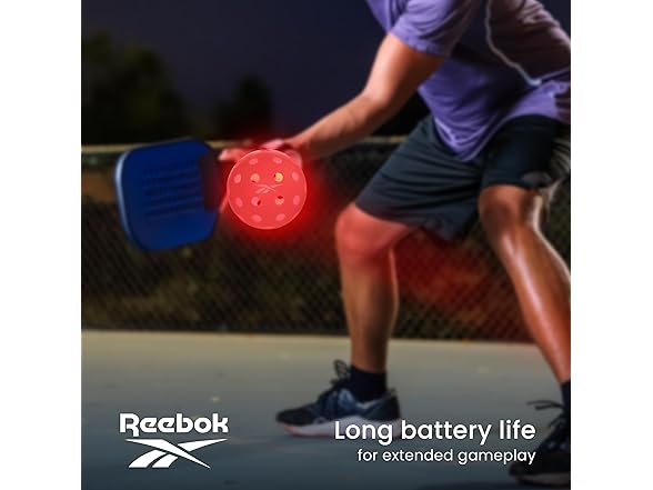 Reebok - LED Pickleball 40 Hole (6-Piece)