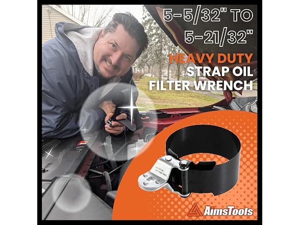 AIMSTOOLS Oil Filter Wrench for 5-5/32