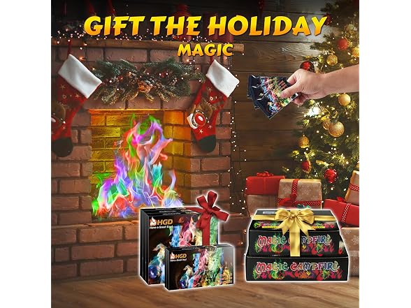 HGD 50 Pack Fire Color Changing Packets