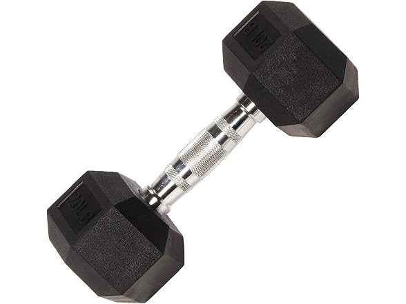 Gymnastics power 20 LB Hex Dumbbell Weight - Gallery 6