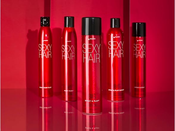 (3 Pack) Sexy Hair Spray and Play Harder Firm Volumizing Hairspray, 1.5 oz