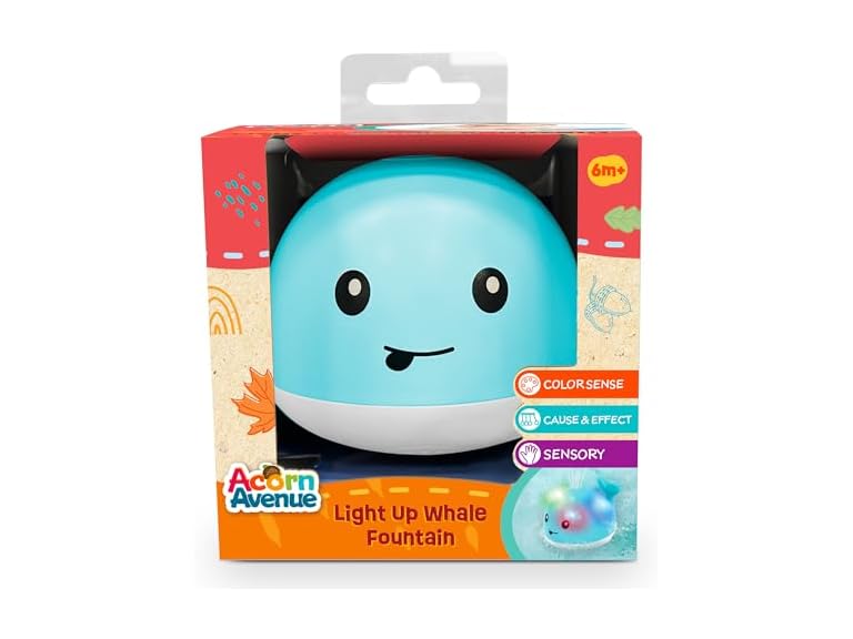 Whale Fountain Baby Bath Toy