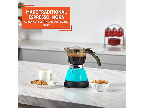 IMUSA 3 or 2cup Electric Espresso Maker,