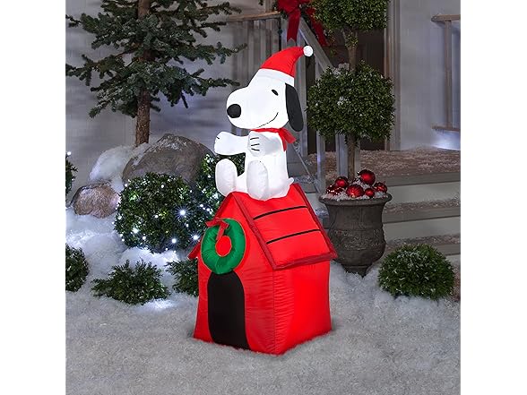 48" Inflatable Snoopy Doghouse Gemmy