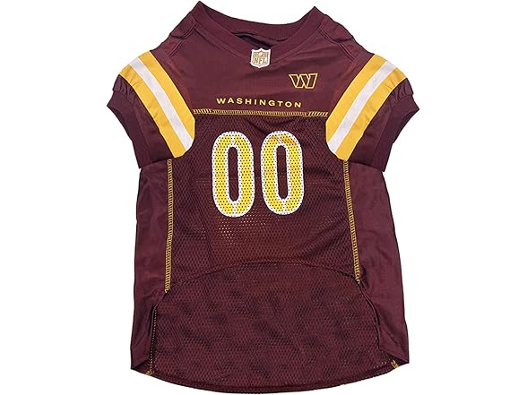 Pets First NFL NFC East Mesh Jersey for Dogs, Commanders - Gallery 2