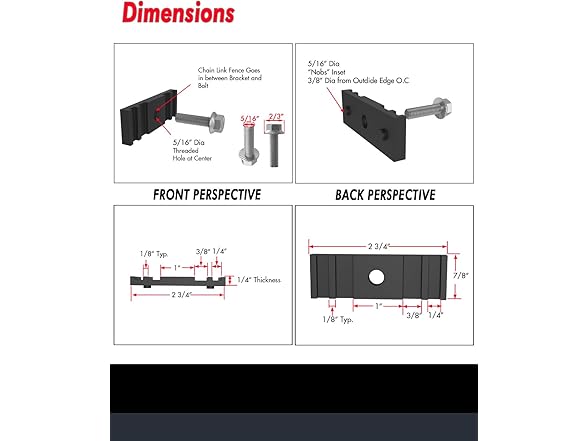 Sign Mounting Brackets 48pc