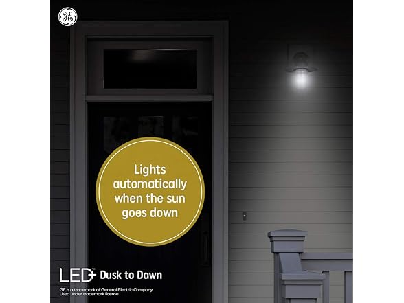  GE LED+ Dusk Dawn Bulb A19 Soft White