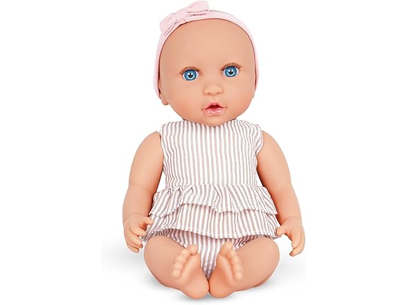 LullaBaby – 14-Inch Realistic Baby Doll & Accessory Bundle