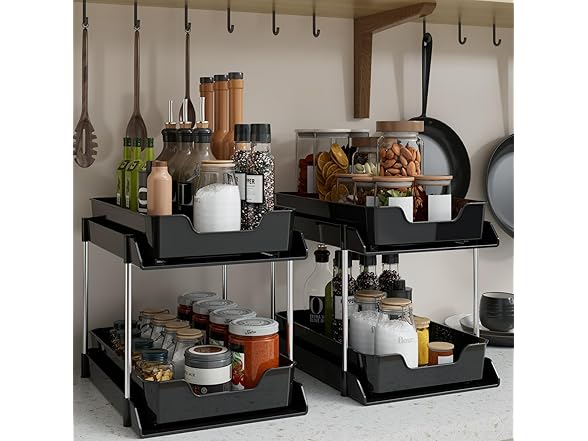 JLKDQ Bathroom Under Sink Organizers