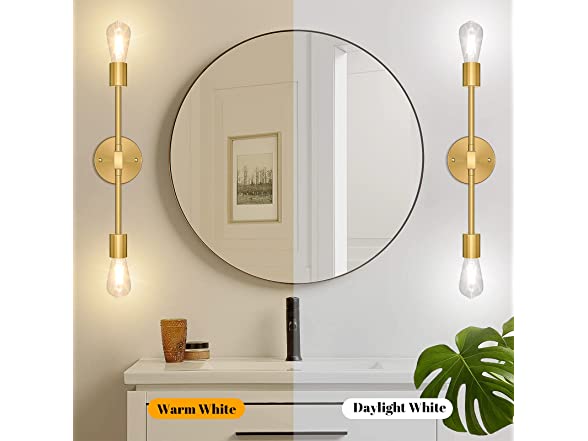 TOBUSA 2 Pack Bathroom Vanity Light