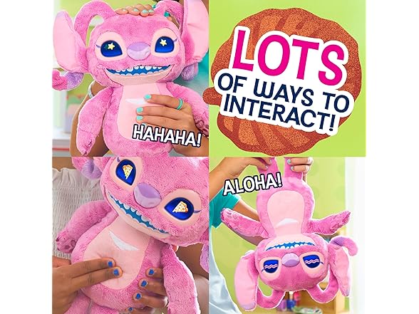 Disney Stitch Angel Many Moods 14-inch Interactive Plush