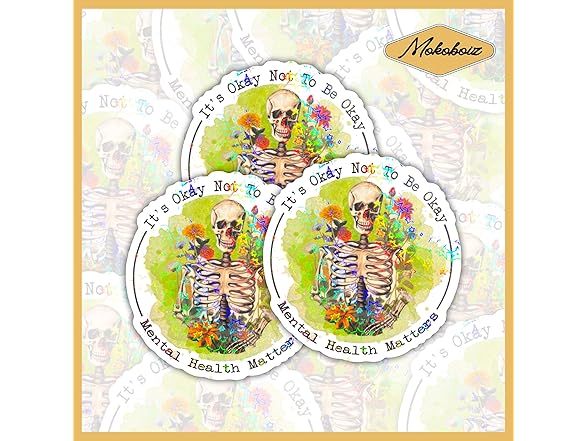MOKOBOIZ It's Okay to Not Be Ok Stickers