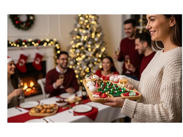 Farberware Tree Build-A-Board with Clear Locking Lid 