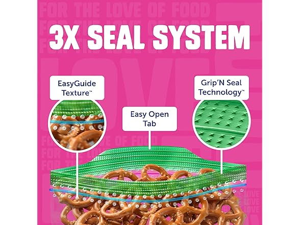 Ziploc Ziploc Snack Bags, Easy Open and Close,