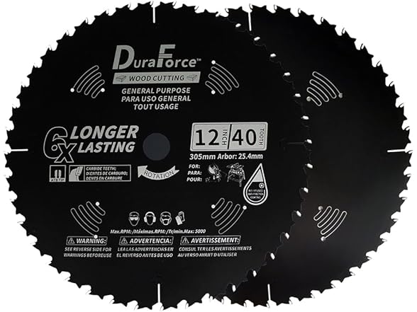 DuraForce12 Inch 40 Tooth Blade