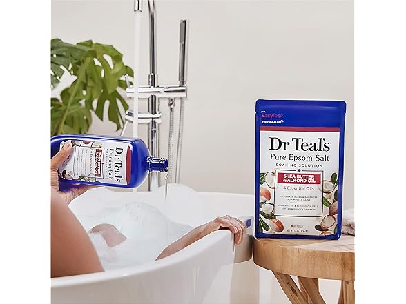 Dr Teal's Epsom Salt Shea & Almond 3lbs