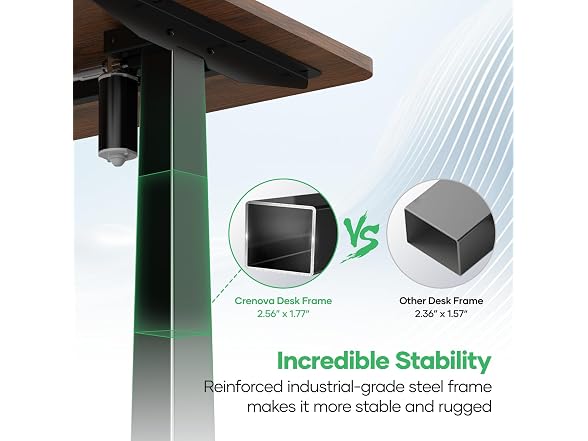 Crenova Electric Standing Desk,Height Adjustable