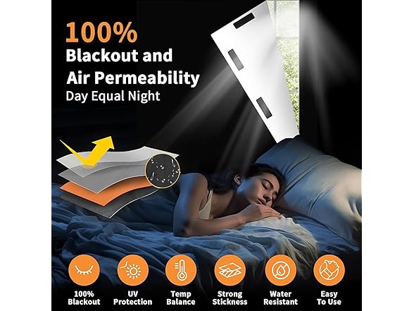 100% Portable Blackout Curtains