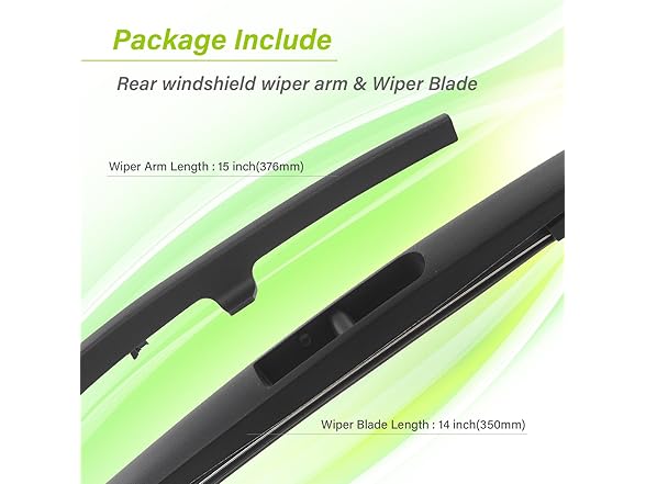 LKK Rear Wiper Arm Blade for Jeep