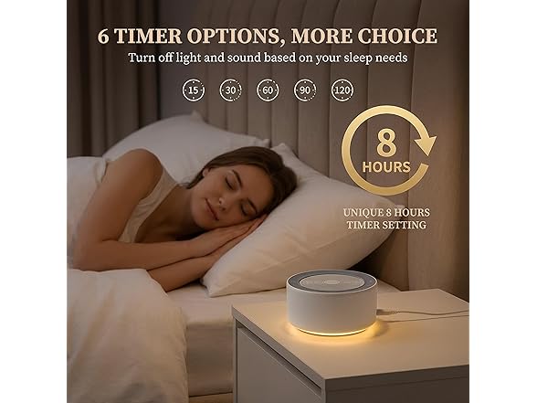 White Noise Machine with Night Light