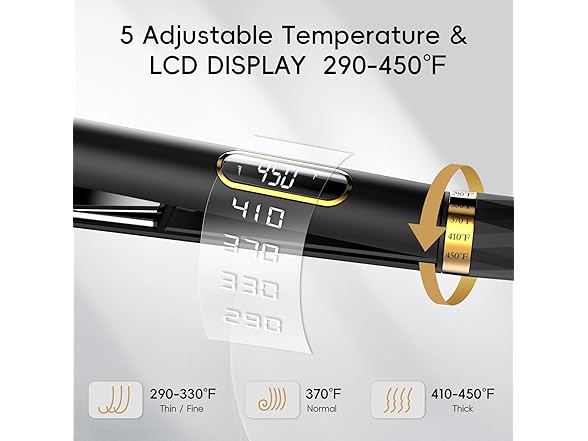 Nicebay 2-in-1 Hair Straightener and Curler
