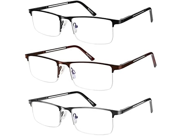 Bxgxlelin Mens Reading Glasses 2.25 Readers