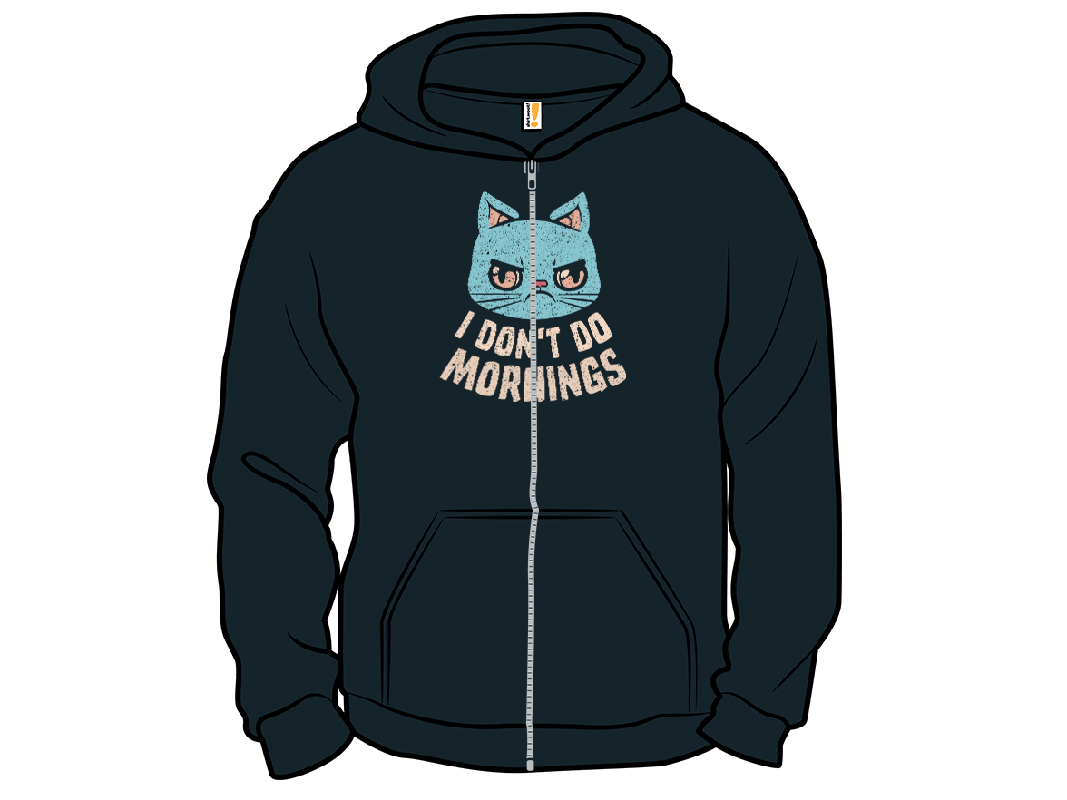 I Don't Do Mornings Cranky Cat - Gallery 14