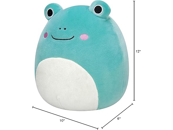 Squishmallows 12-Inch Ludwig Teal Frog