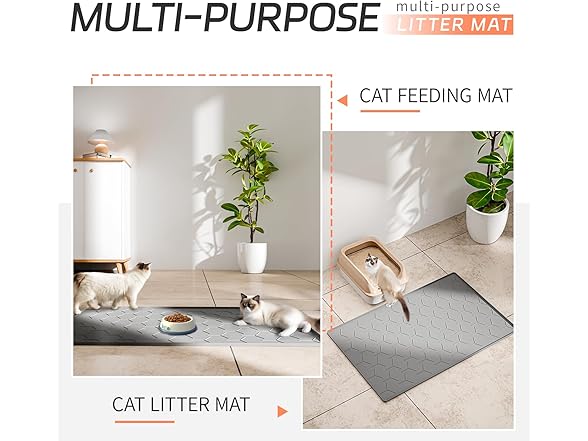 Bulkniu Cat litter Mat