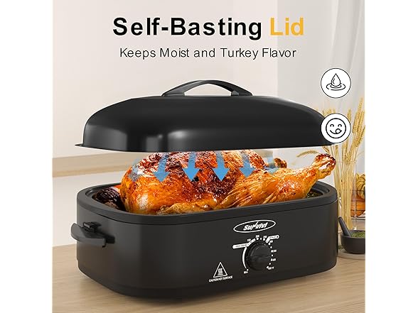 Sunvivi 14 Quart Roaster Oven