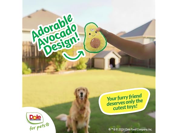 Dole for Pets Dog Toys, Avocado - Gallery 2