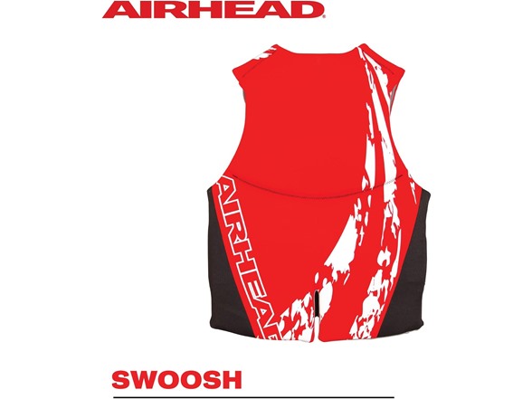 AIRHEAD Swoosh Kwik-Dry Neolite, Red (Adult Large)
