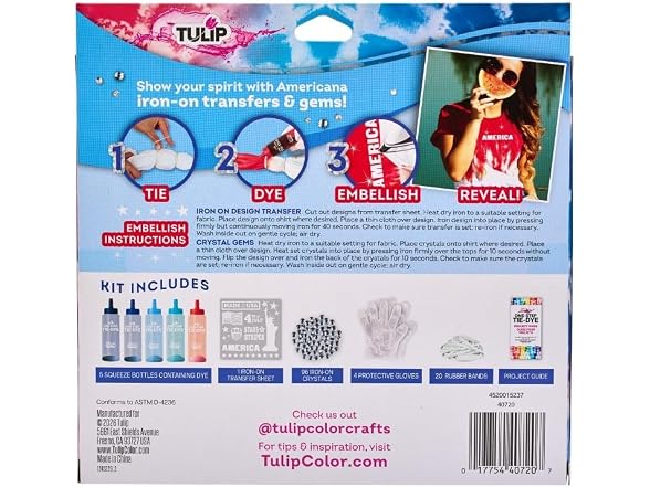 Tulip One-Step Tie-Dye Kit Americana