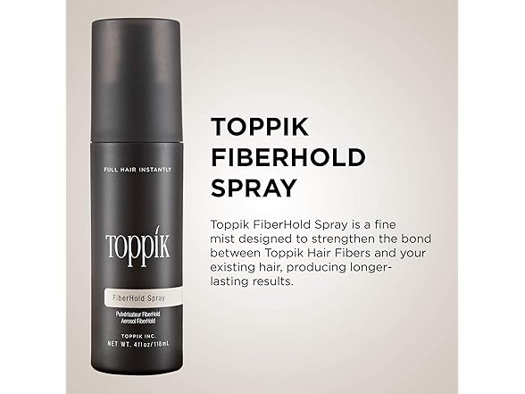 3 Pack Toppik FiberHold Spray, 4 oz