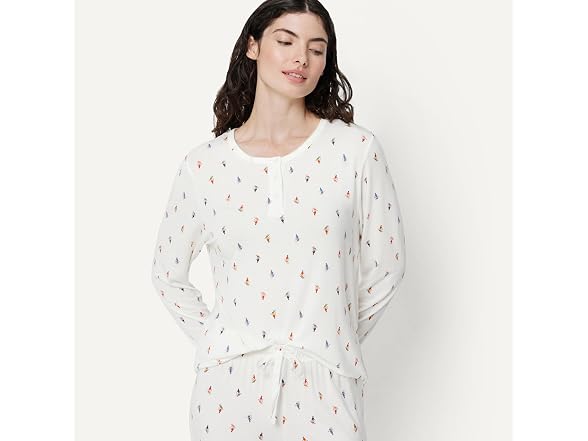 Amazon Essentials Sofia Grainge Women Henley Pajama Set