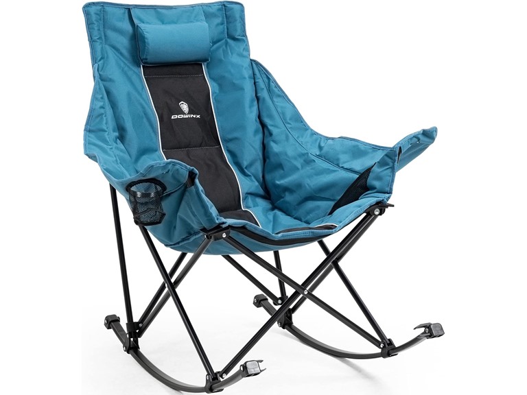 Black Rocking Camping Chair - Gallery 13