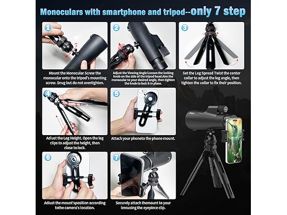 15x55 Monocular Telescope