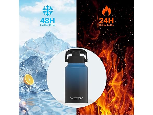 WATERSY 2/3 Gallon Water Bottle
