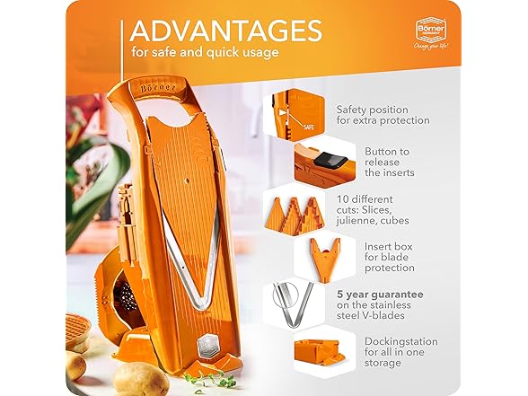 Mandoline Food Slicer Börner V5 (Profi Set) 