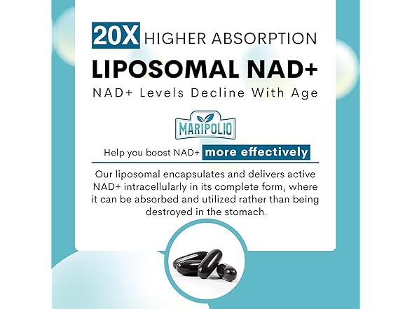 Maripolio Liposomal NAD+ Supplement