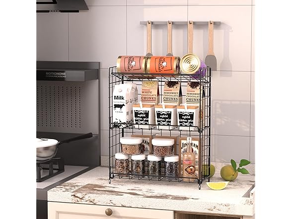 TISEMENT 3-Tier Countertop Snack Rack