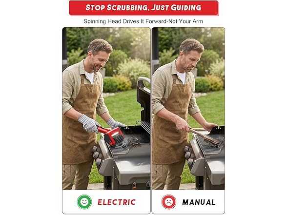 CuLiDing 800 RPM Electric Grill Brush for Outdoor