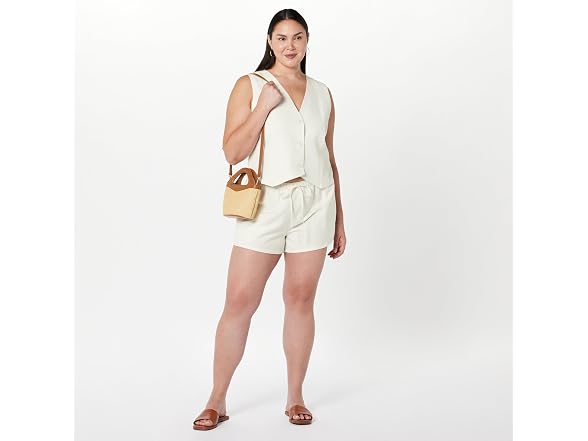 The Drop ESMA Linen Vest